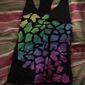 Black Racerback Tank Top
